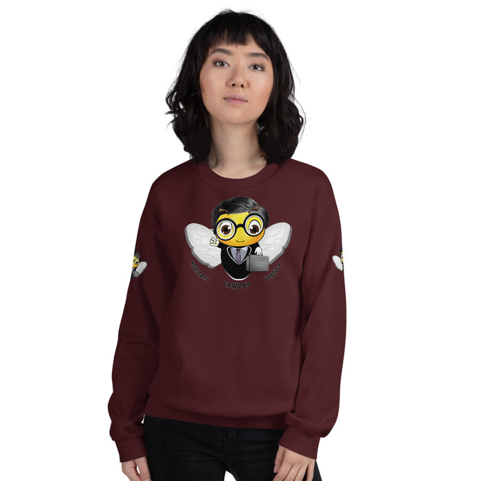 Cute LAWYER  / ATTORNEY BEE Unisex Sweatshirt