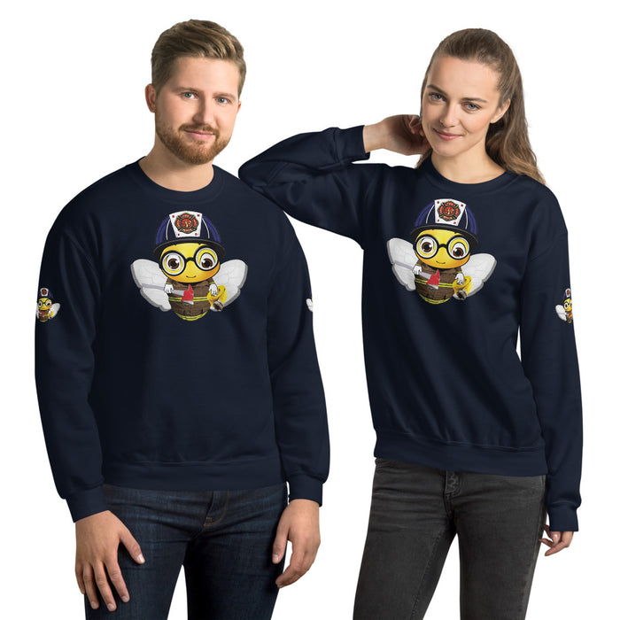 Cute FIREFIGHTER BEE Unisex Sweatshirt