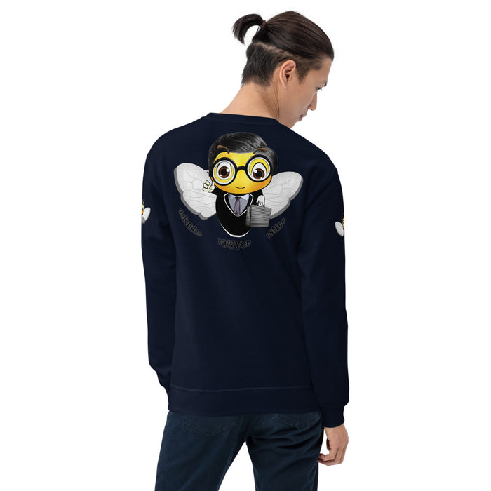 Cute LAWYER / ATTORNEY BEE Unisex Sweatshirt