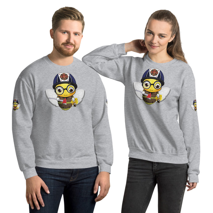 Cute FIREFIGHTER BEE Unisex Sweatshirt