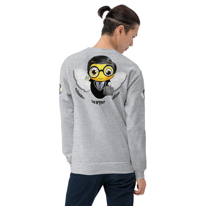 Cute LAWYER / ATTORNEY BEE Unisex Sweatshirt