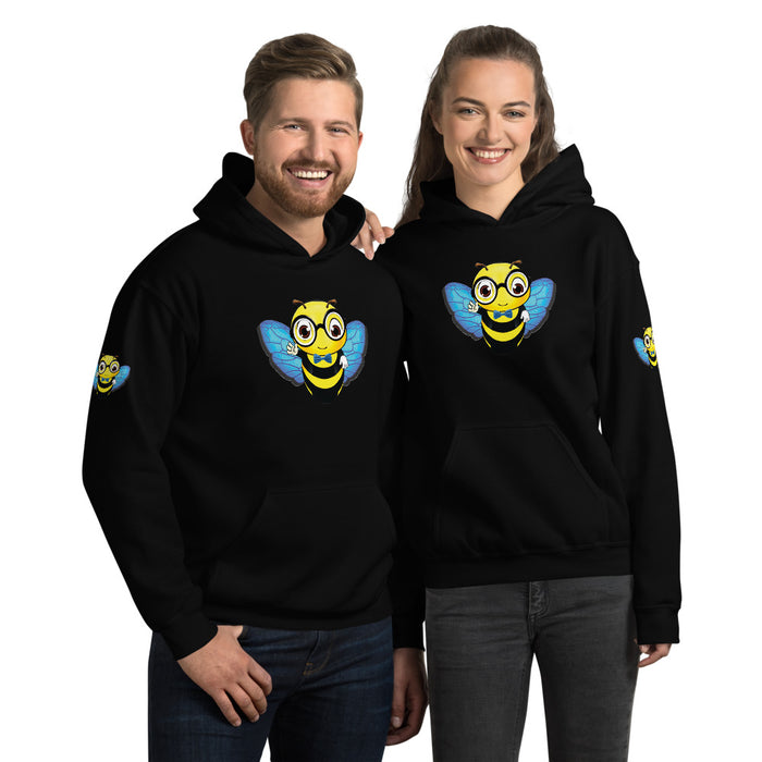 Cute blue BEE NYCE Unisex Hoodie