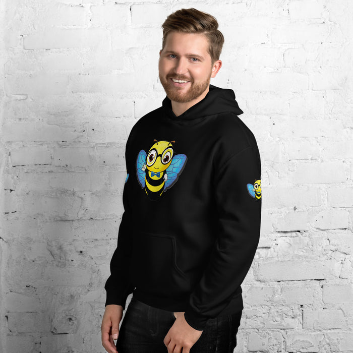 Cute blue BEE NYCE Unisex Hoodie