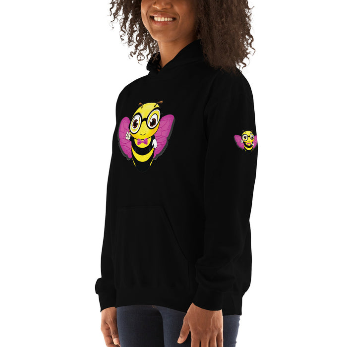 Cute pink BEE NYCE Unisex Hoodie