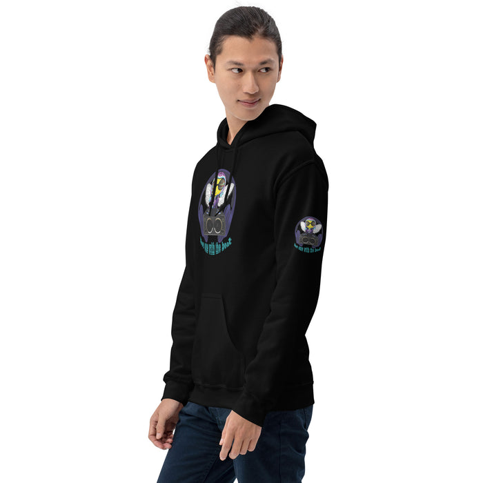 Cool & Cute BLUE BEE 1 WITH THE BEAT Unisex Hoodie