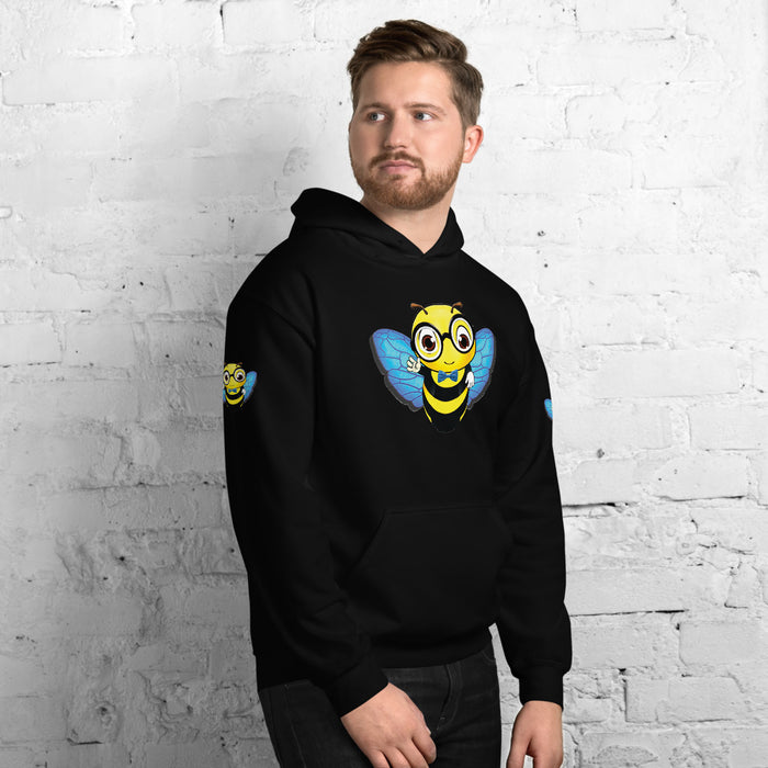 Cute blue BEE NYCE Unisex Hoodie