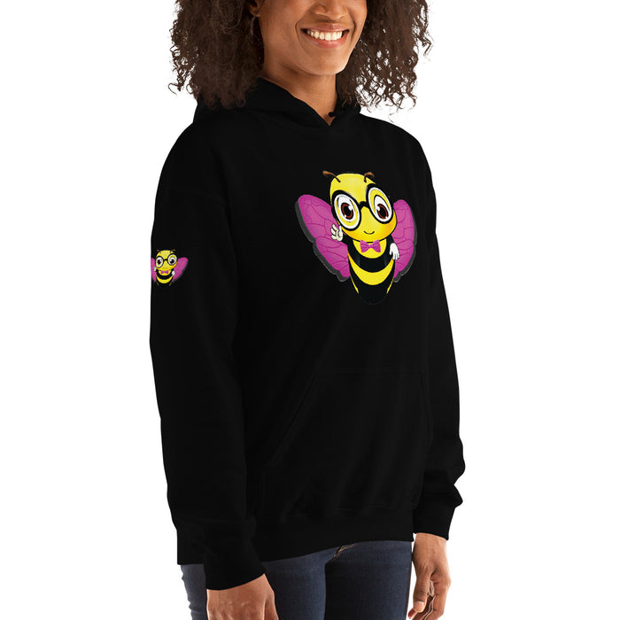 Cute pink BEE NYCE Unisex Hoodie