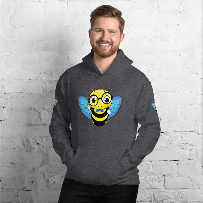 Cute blue BEE NYCE Unisex Hoodie