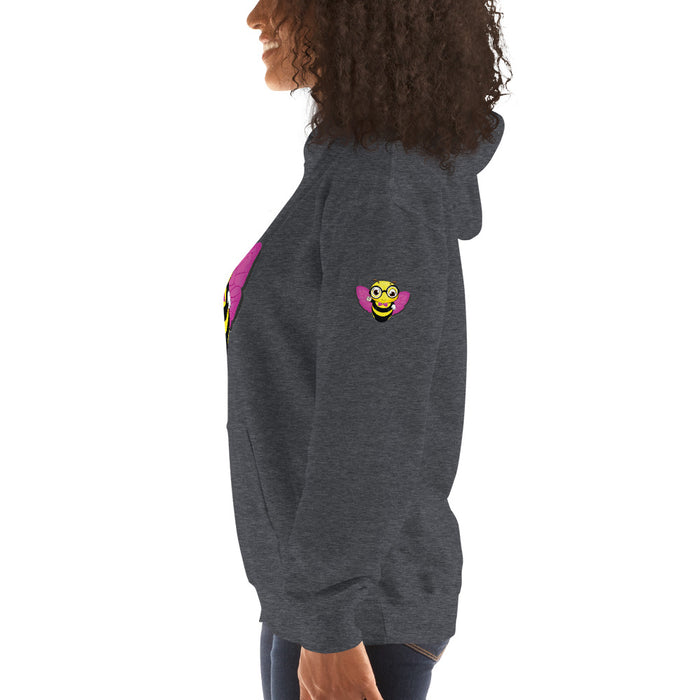 Cute pink BEE NYCE Unisex Hoodie