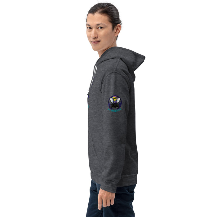 Cool & Cute BLUE BEE 1 WITH THE BEAT Unisex Hoodie