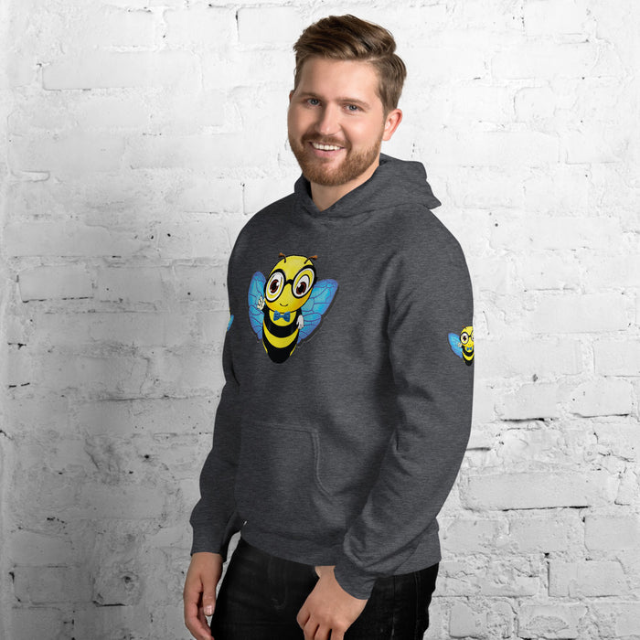 Cute blue BEE NYCE Unisex Hoodie