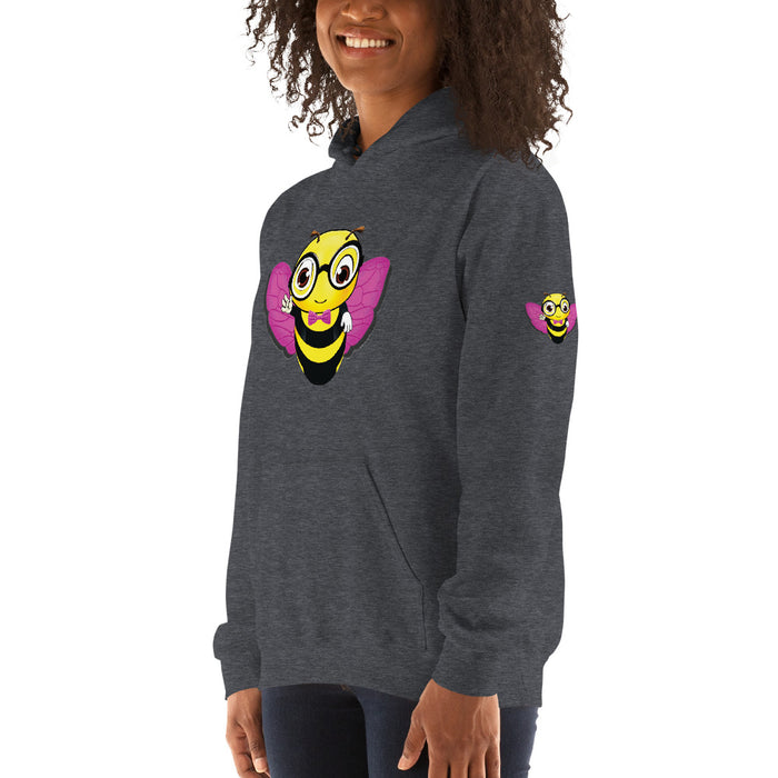 Cute pink BEE NYCE Unisex Hoodie