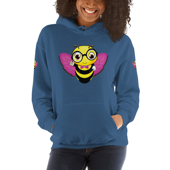 Cute pink BEE NYCE Unisex Hoodie