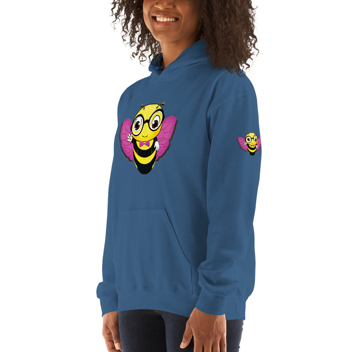 Cute pink BEE NYCE Unisex Hoodie