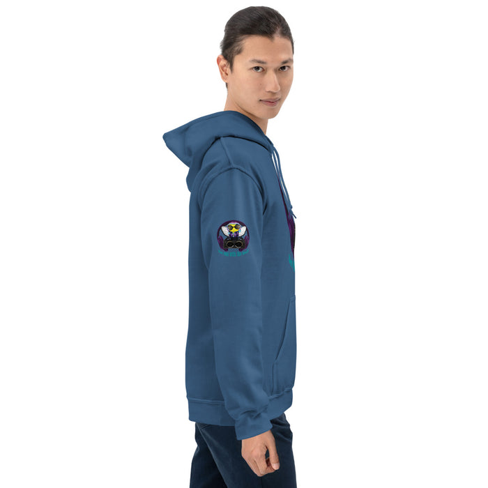 Cool & Cute PURPLE BEE 1 WITH THE BEAT Unisex Hoodie