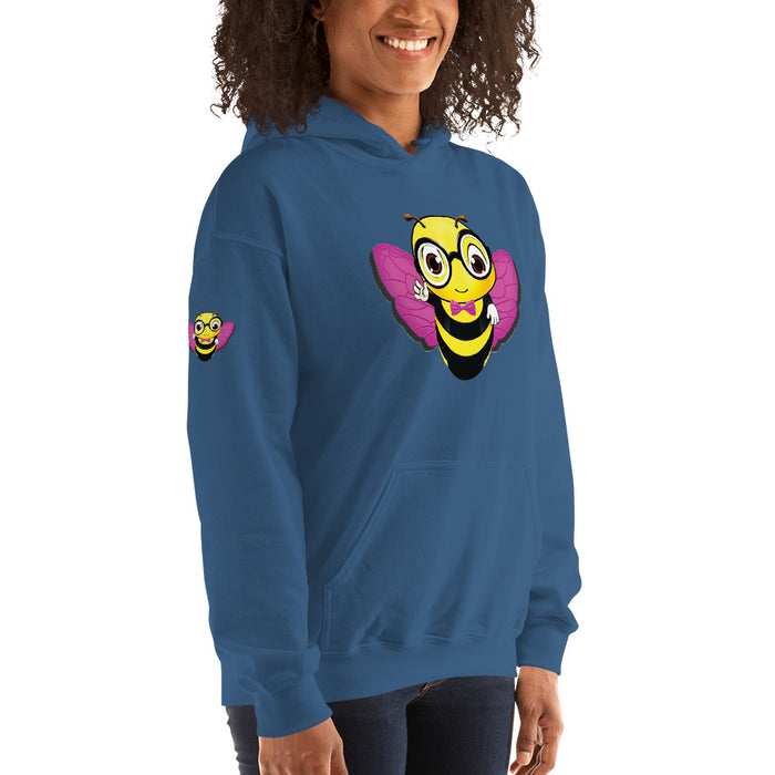 Cute pink BEE NYCE Unisex Hoodie