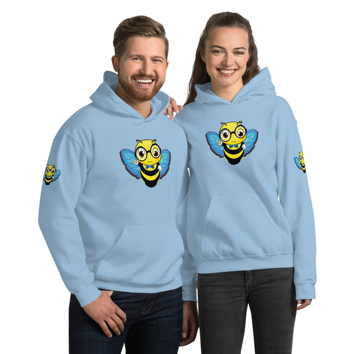 Cute blue BEE NYCE Unisex Hoodie