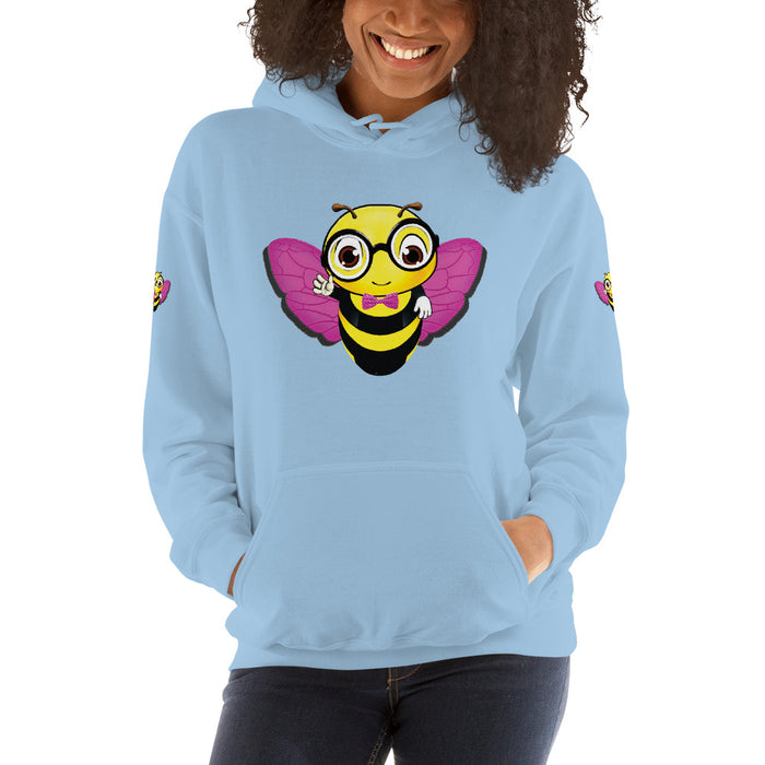 Cute pink BEE NYCE Unisex Hoodie