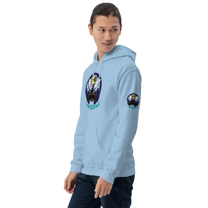 Cool & Cute BLUE BEE 1 WITH THE BEAT Unisex Hoodie