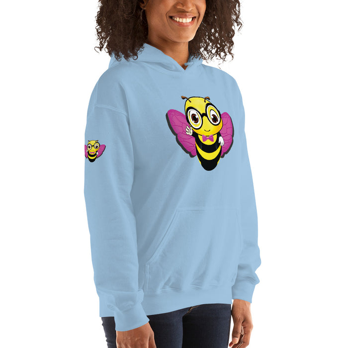 Cute pink BEE NYCE Unisex Hoodie