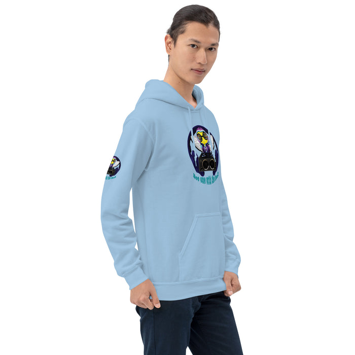 Cool & Cute BLUE BEE 1 WITH THE BEAT Unisex Hoodie