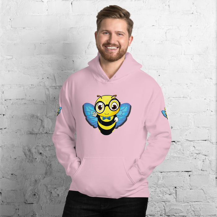 Cute blue BEE NYCE Unisex Hoodie