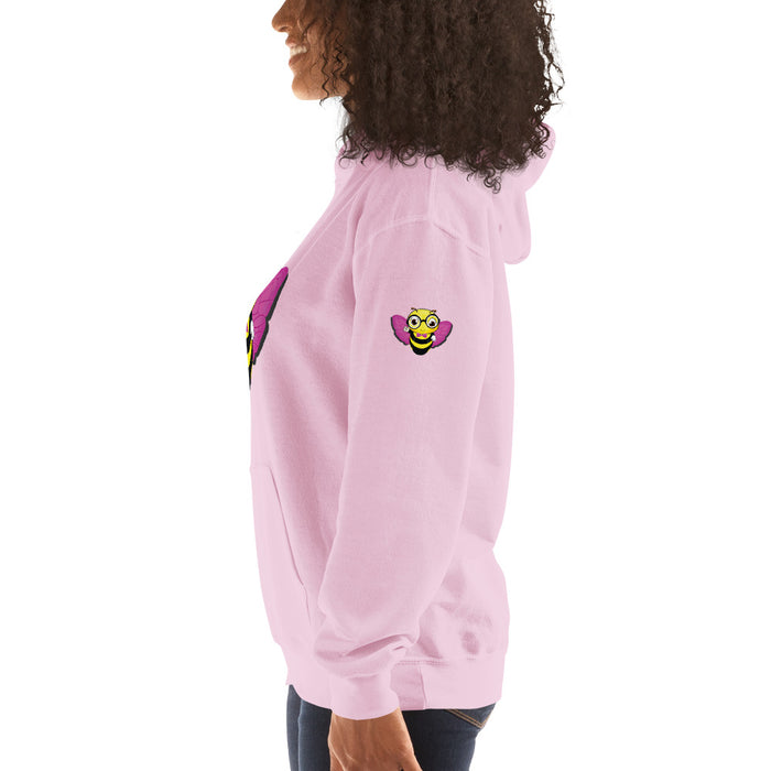 Cute pink BEE NYCE Unisex Hoodie