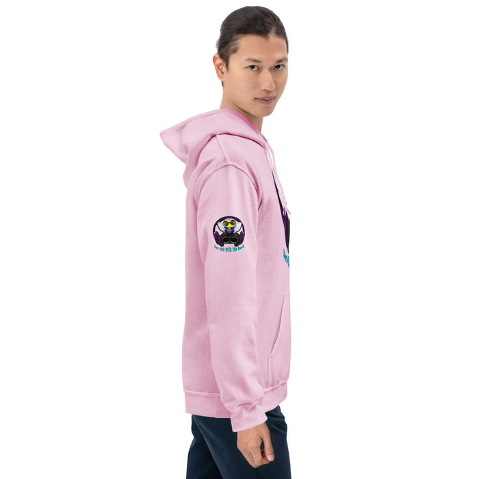 Cool & Cute PURPLE BEE 1 WITH THE BEAT Unisex Hoodie