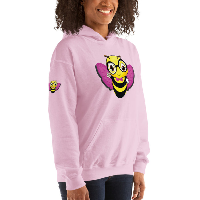 Cute pink BEE NYCE Unisex Hoodie