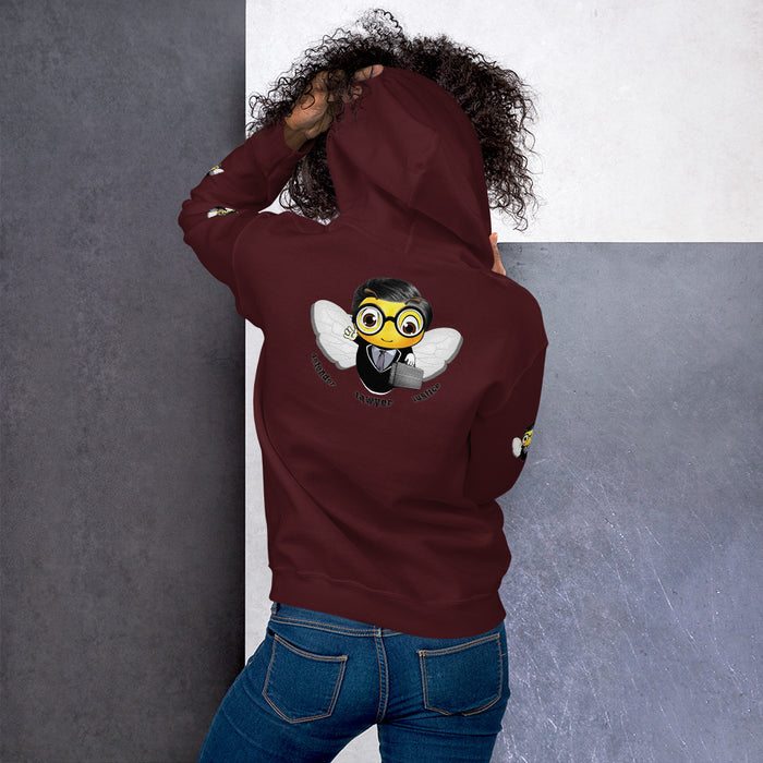 Cute LAWYER / ATTORNEY BEE Unisex Hoodie