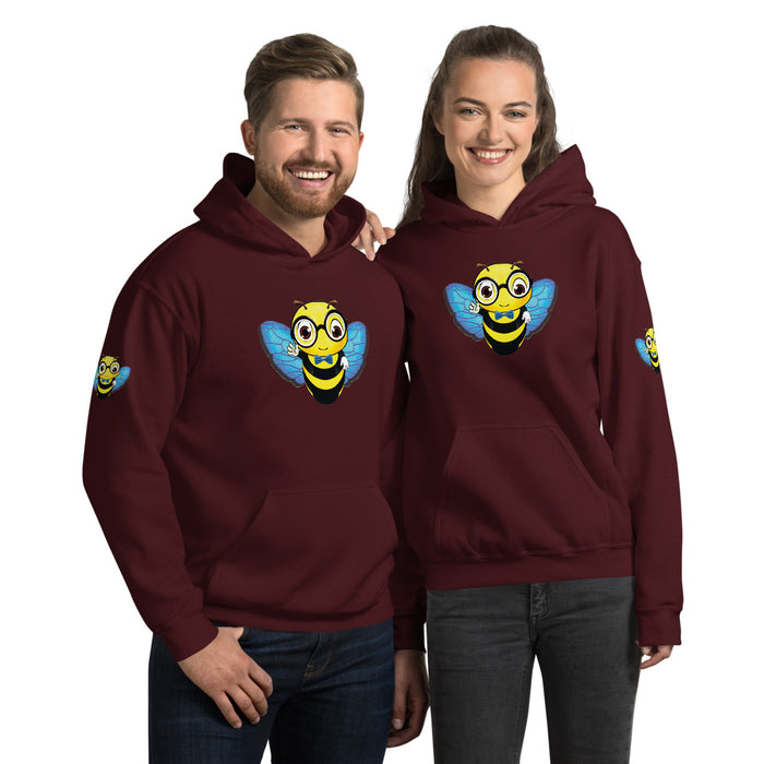 Cute blue BEE NYCE Unisex Hoodie