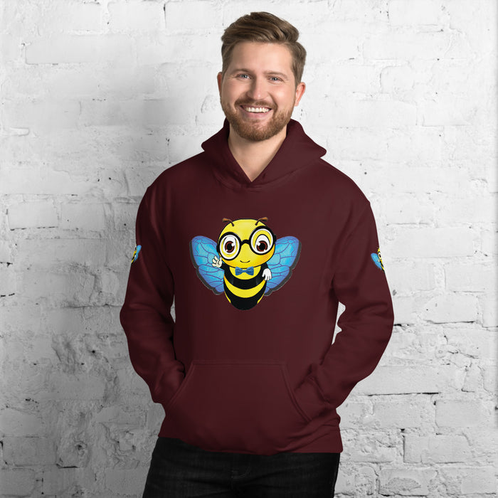 Cute blue BEE NYCE Unisex Hoodie