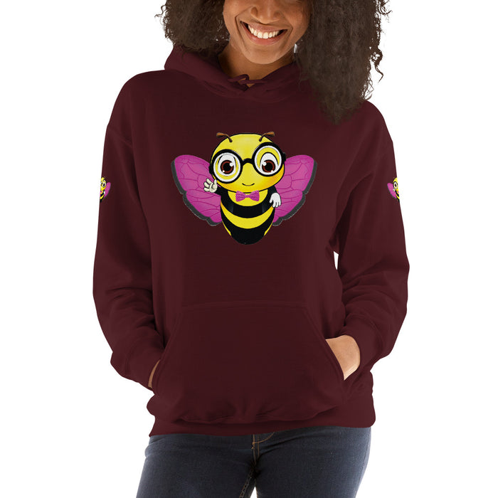 Cute pink BEE NYCE Unisex Hoodie