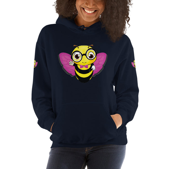 Cute pink BEE NYCE Unisex Hoodie