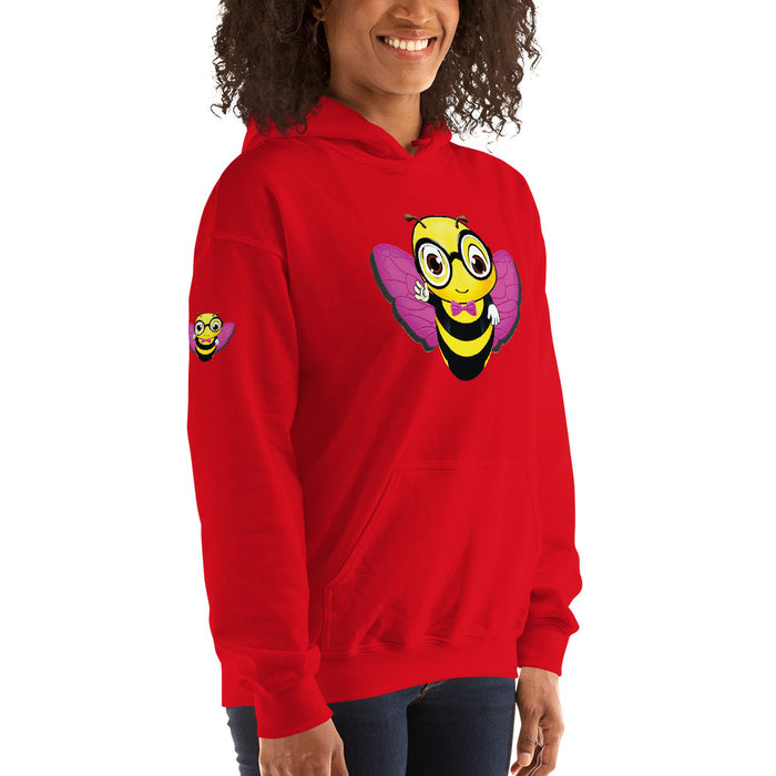 Cute pink BEE NYCE Unisex Hoodie