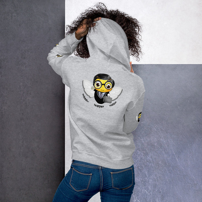 Cute LAWYER / ATTORNEY BEE Unisex Hoodie