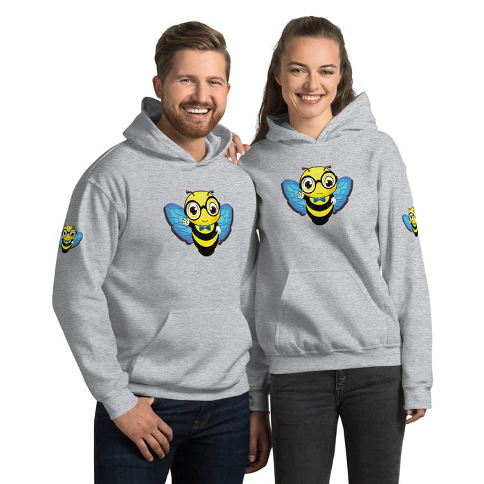 Cute blue BEE NYCE Unisex Hoodie