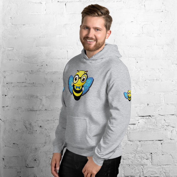 Cute blue BEE NYCE Unisex Hoodie