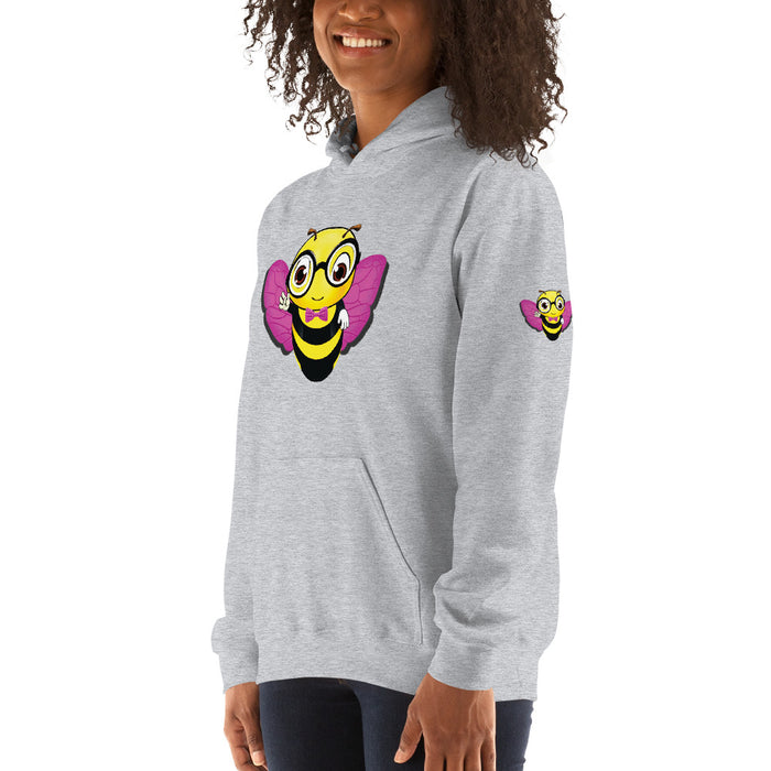 Cute pink BEE NYCE Unisex Hoodie