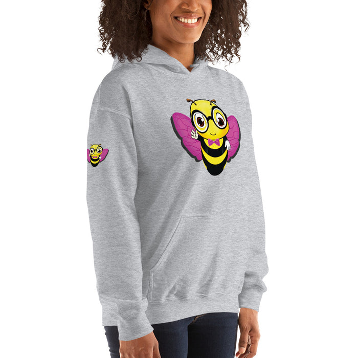 Cute pink BEE NYCE Unisex Hoodie