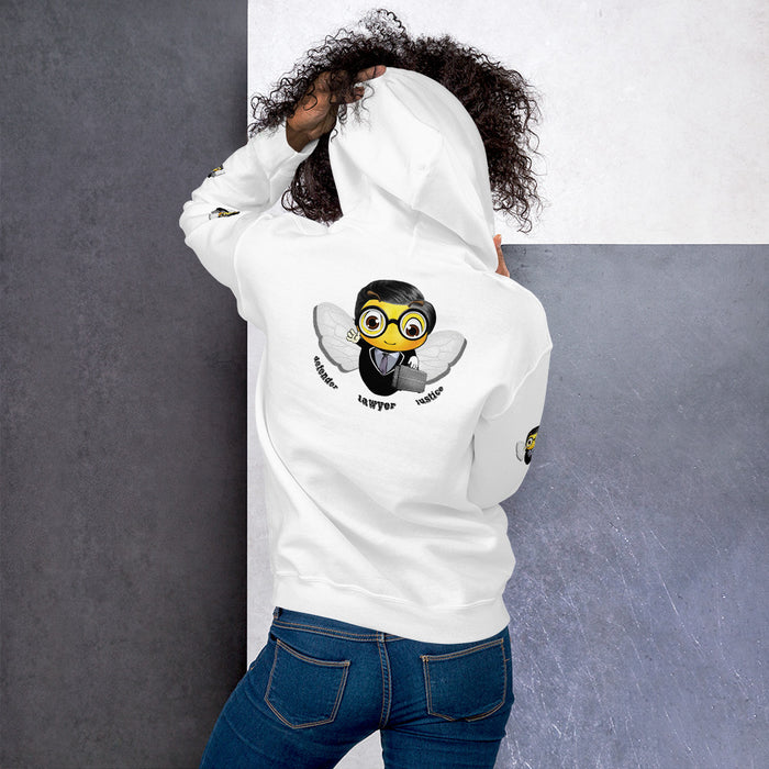 Cute LAWYER / ATTORNEY BEE Unisex Hoodie