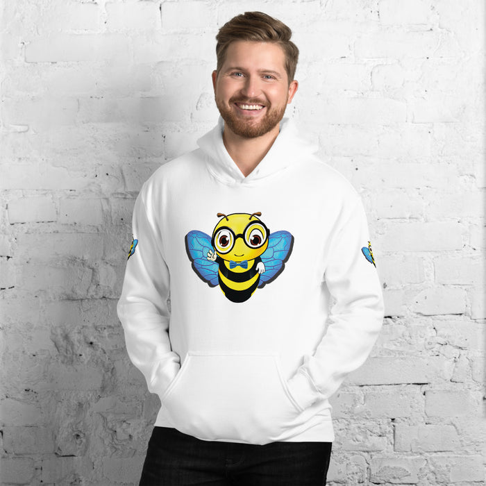 Cute blue BEE NYCE Unisex Hoodie