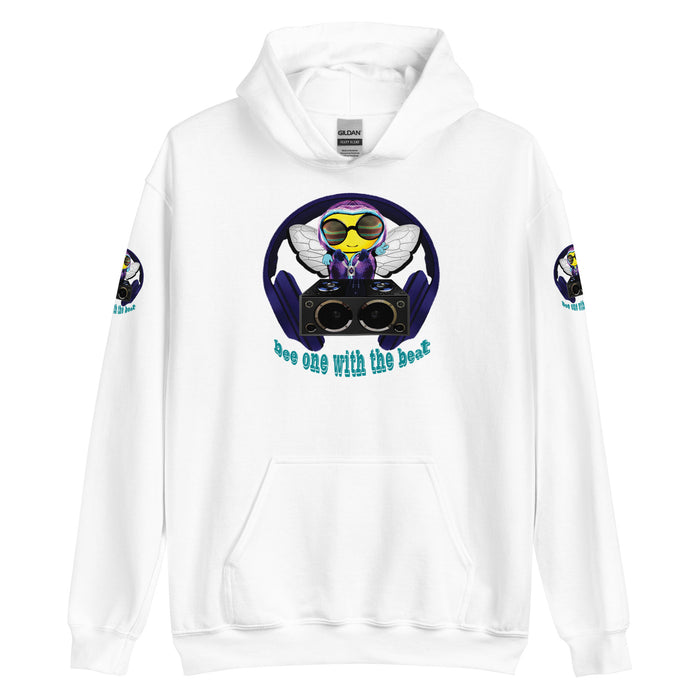 Cool & Cute BLUE BEE 1 WITH THE BEAT Unisex Hoodie