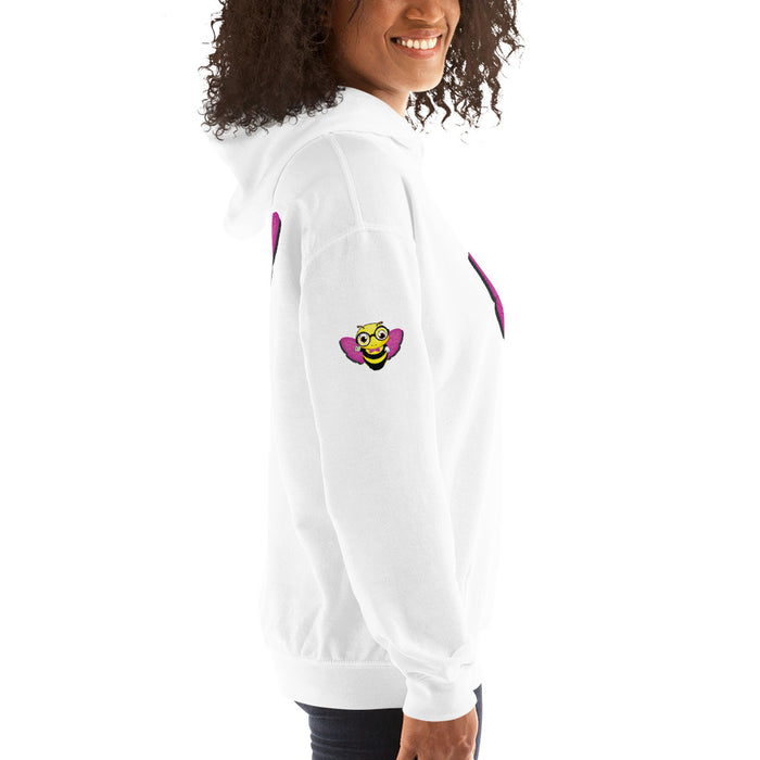 Cute pink BEE NYCE Unisex Hoodie