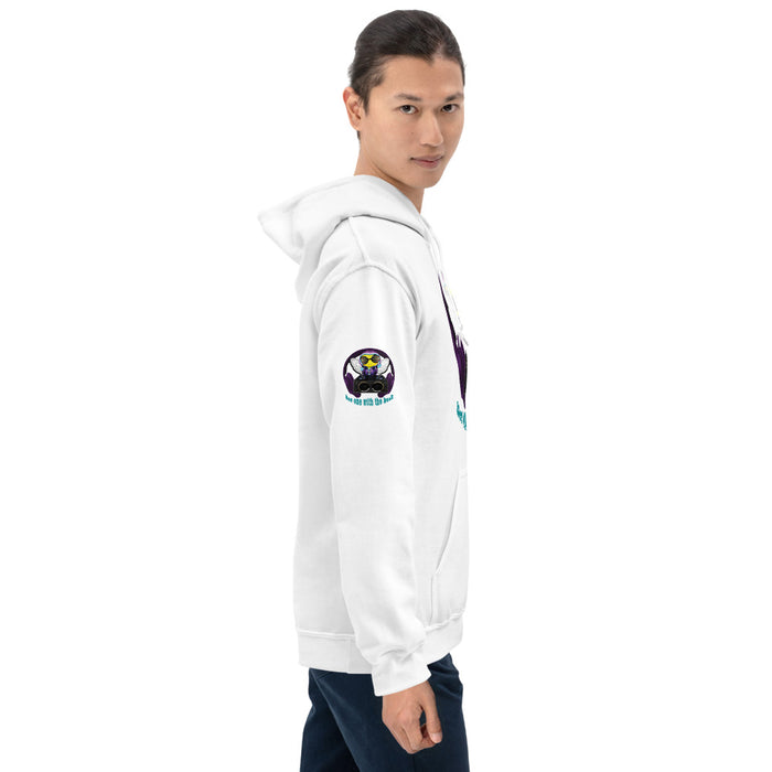 Cool & Cute PURPLE BEE 1 WITH THE BEAT Unisex Hoodie