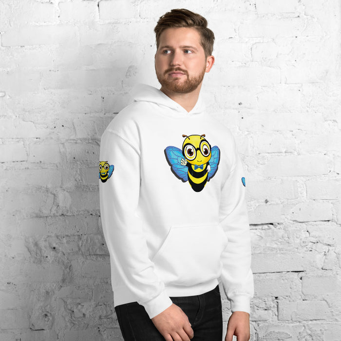 Cute blue BEE NYCE Unisex Hoodie