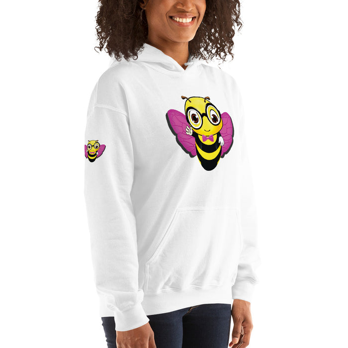 Cute pink BEE NYCE Unisex Hoodie