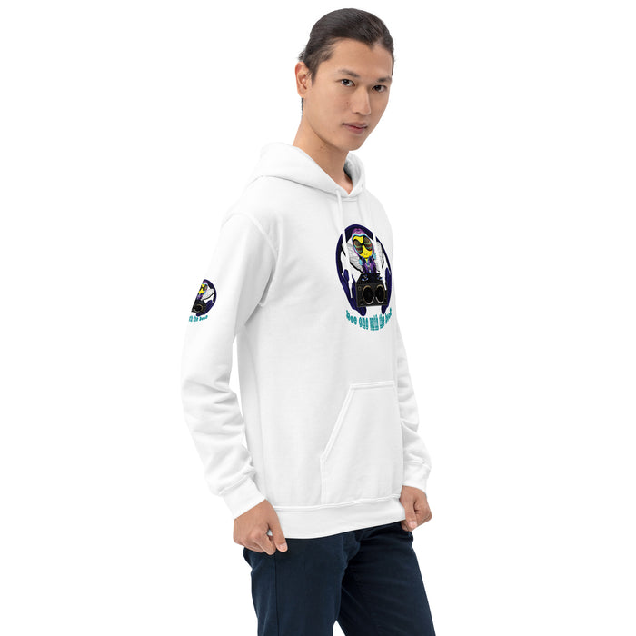 Cool & Cute BLUE BEE 1 WITH THE BEAT Unisex Hoodie