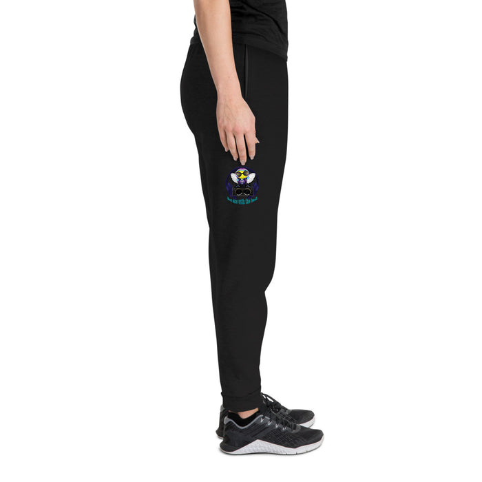 BLUE  BEE 1 WITH THE BEAT Unisex Joggers