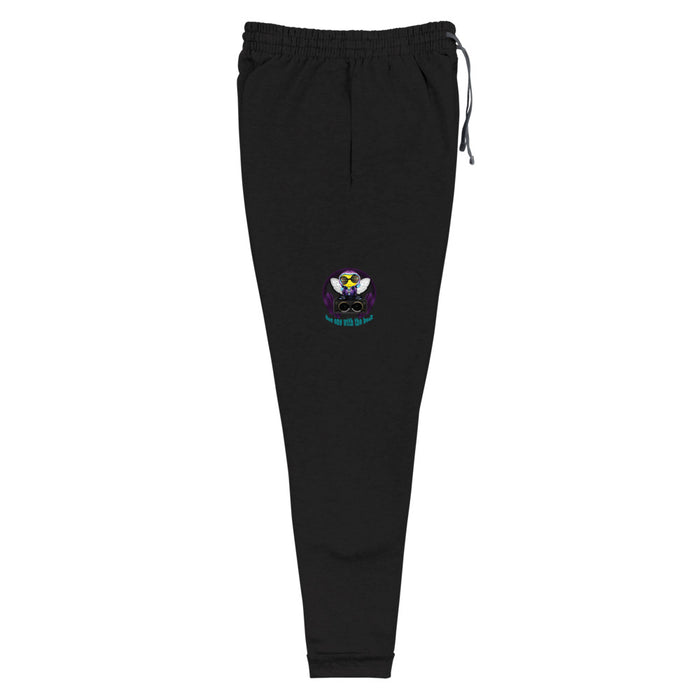 Cool & Cute BEE 1 WITH THE BEAT PURPLE Unisex Joggers